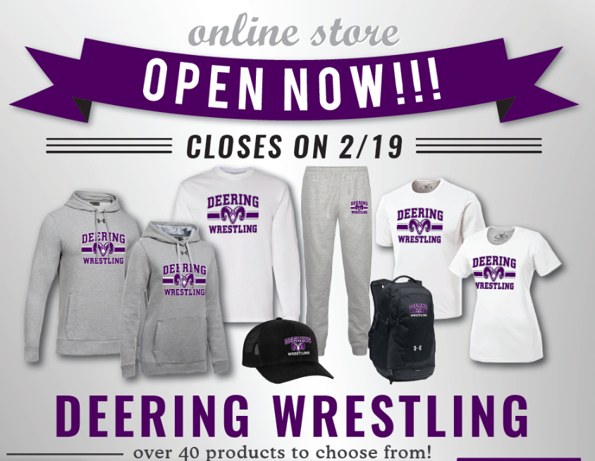 DHSRamWrestling's tweet photo. SHOW YOUR @DeeringProud PRIDE AND GET YOUR DEERING WRESTLING GEAR!  SIX DAYS LEFT!  ORDERS SHIPPED DIRECTLY TO YOU!  PLEASE RE-TWEET!! @DeeringProud @DeeringHS @ATCTosi @dhs_portlandme #ramsurgam #hardworkpaysoff 
https://t.co/pR8bPxqJGW https://t.co/0I3joF3EPj