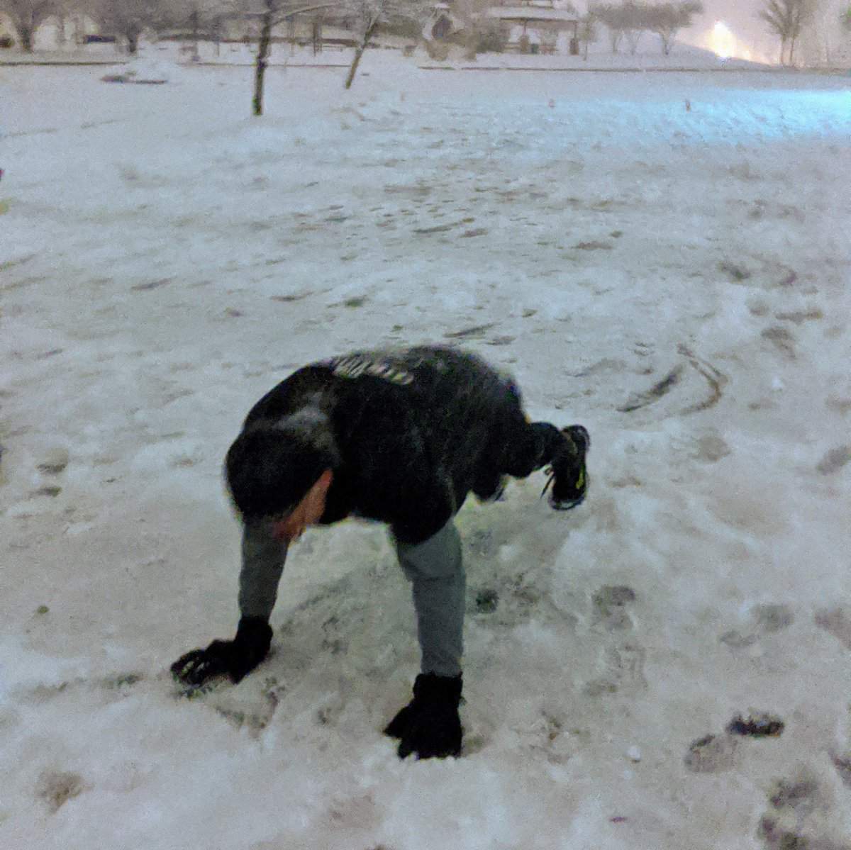 Snow? What snow? Mr. Miyagi just shoveled it outta da way. Got make room for the pain!!!