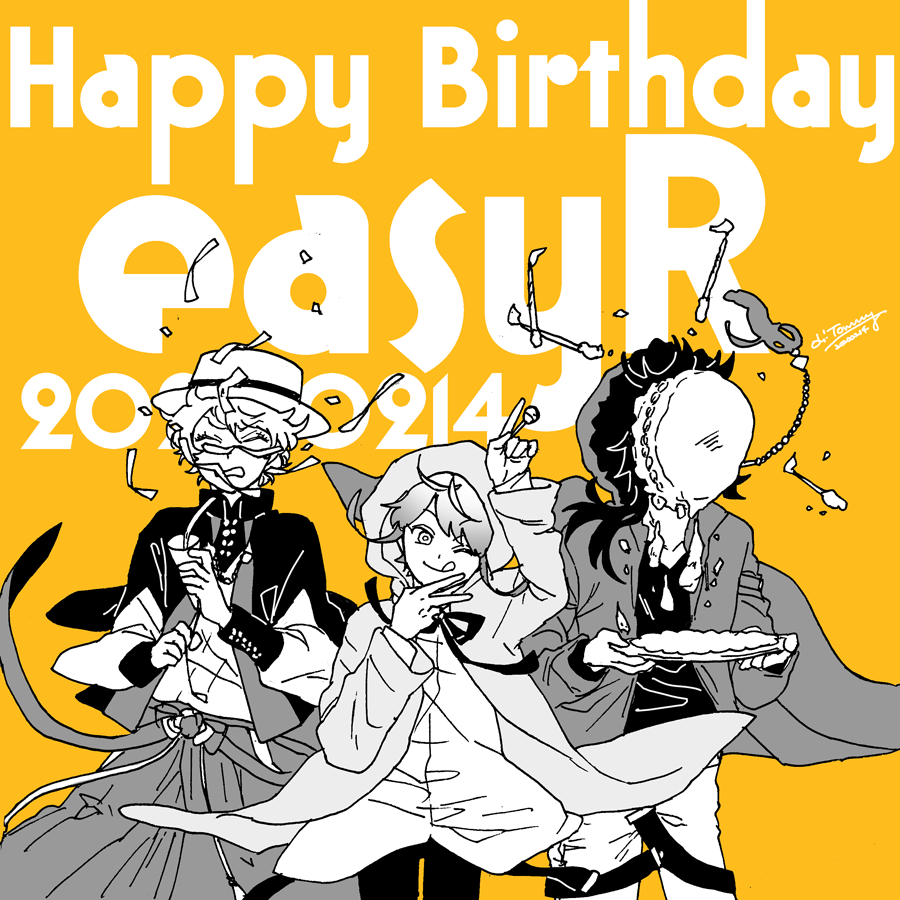 ohtomi's tweet photo. らむだ誕～突風とポッセを添えて～
#飴村乱数誕生祭2020 https://t.co/s6EJBDOR7a
