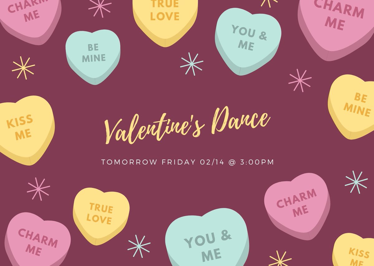 KeyClubhouse's tweet image. Are you free tomorrow? If you're a member, come join us for Valentine's dance 💃❤️💜💛💚💙. Let's celebrate this day of love and friendship together right here at the Key Clubhouse tomorrow Friday from 3:00 to 5:00pm. See ya 😘