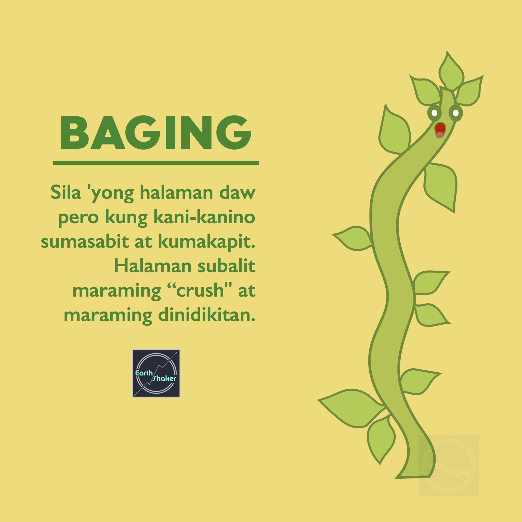 Earth Shaker Ph On Twitter 2 Vines Baging Sila Yong Halaman Daw Pero Kung Kani Kanino Sumasabit At Kumakapit Halaman Subalit Maraming Crush At Maraming Dinidikitan Valentinesday2020 Https T Co 9qxytnxp5x