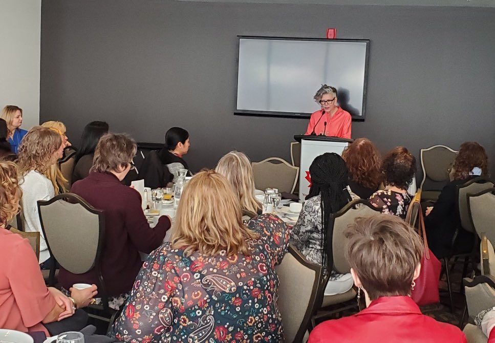 We_MB_'s tweet photo. We could sit here and listen to your amazing and honest advice all day @KerriTwigg...
Thank you for speaking at our February Business Breakfast! #careerstories #WECM #wecmbusinessbreakfast #pearlsofwisdomwecm
Sponsored by @DiamondGallery2 & @bdc_ca https://t.co/urOlQdUfcb
