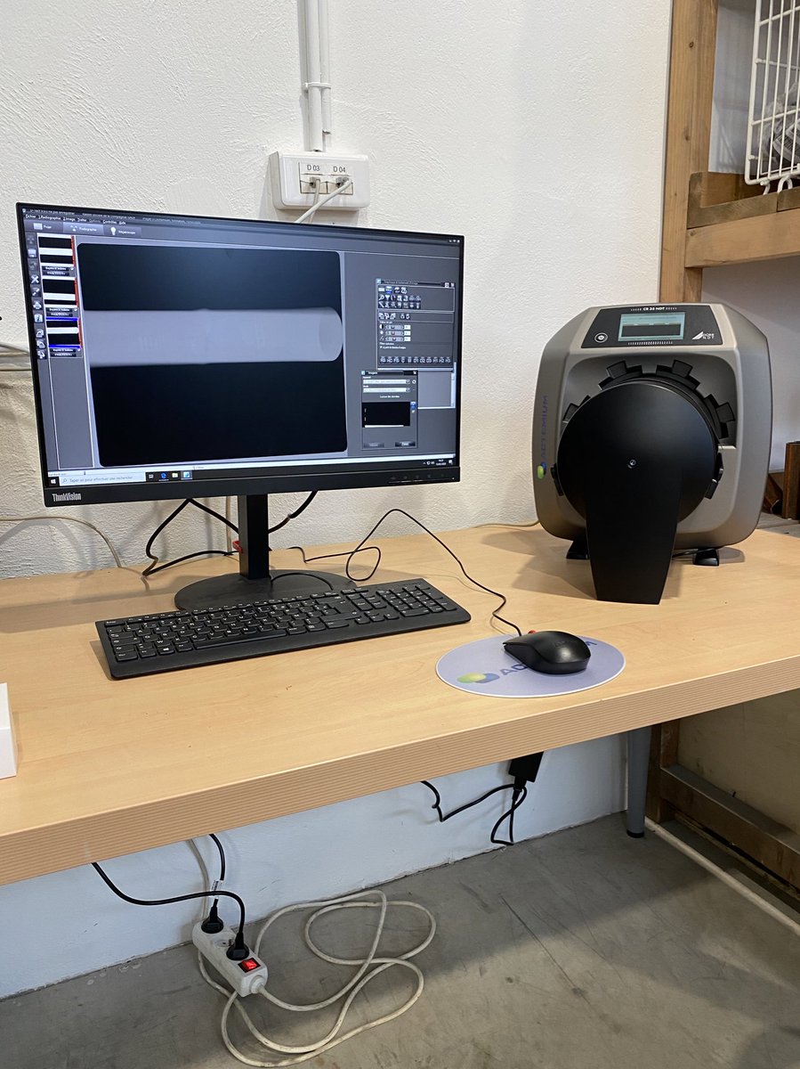 A la #MSGNO, on passe au numérique pour le contrôle des soudures!🤩 Aujourd’hui à Bihorel, installation du nouveau scanner CR35 NDT et formation au logiciel nécessaire à l’acquisition des images et à leur post-traitement. <a href="/CorinneCacheux/">Corinne Cacheux</a> <a href="/alexhainneville/">Alexandre</a> <a href="/PhilippeHurtrez/">Philippe Hurtrez</a>