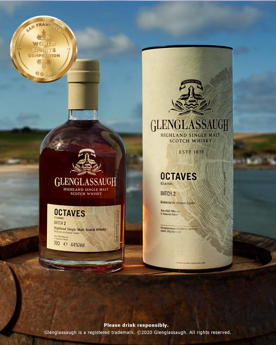 We rely purely on the influence of the elements surrounding the distillery and the smaller Octave Cask type to give rolling waves of tropical fruit sweetness to #Glenglassaugh Octaves Batch 2 Classic. #scotch #singlemalt