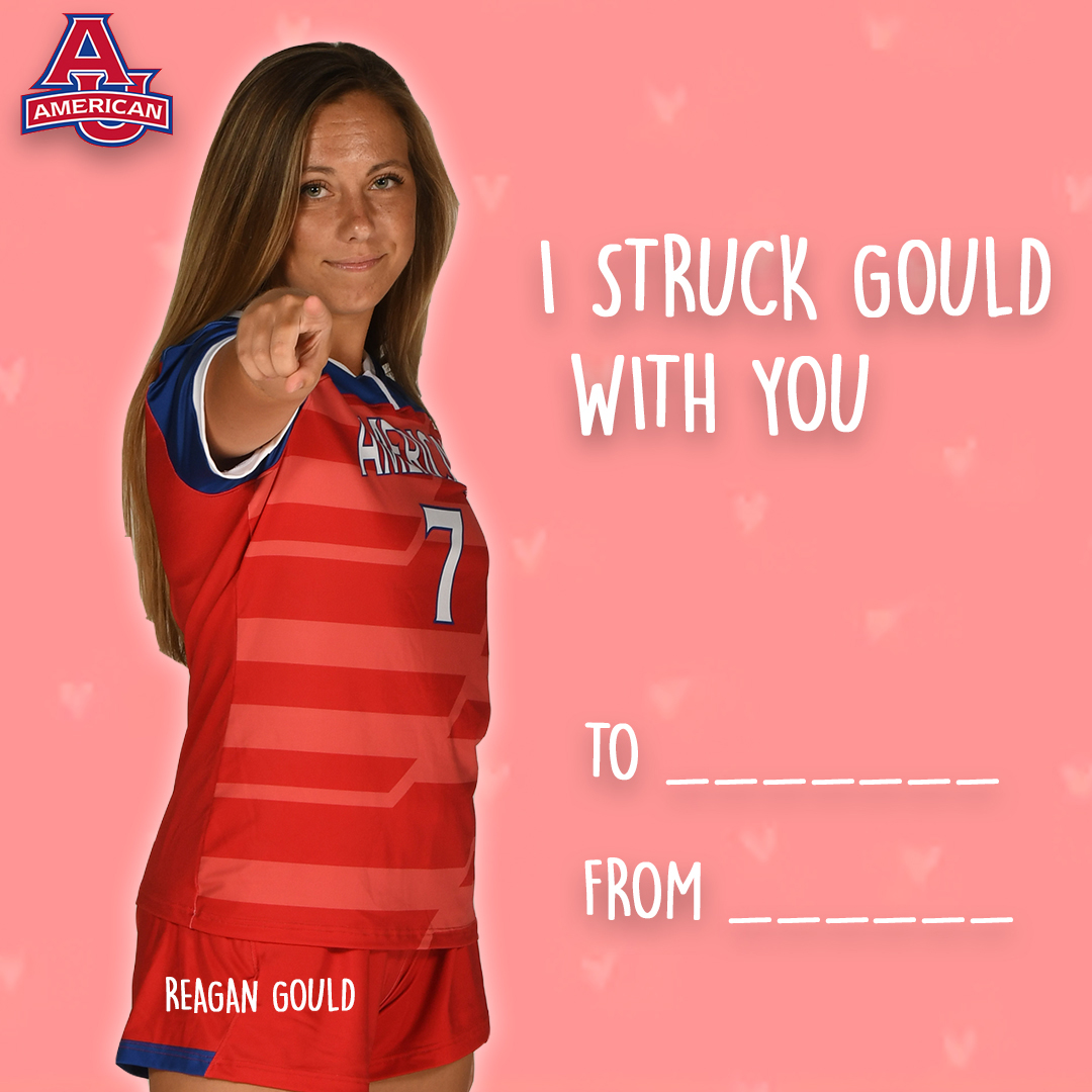 AU_WSoccer's tweet photo. 💙❤️ Happy Galentine's Day from AU Women's Soccer! Be sure to share with your special someone this holiday season 🥰

#PunnyValentines https://t.co/FvAT1LH5IA