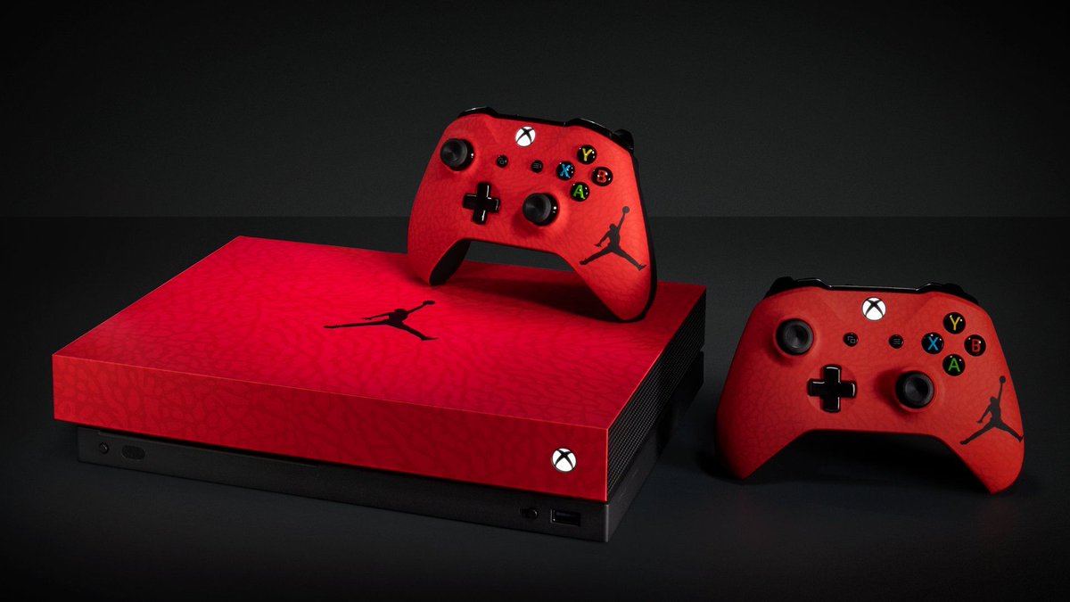 Microsoft and Nike have created a custom Jordan-branded Xbox One X