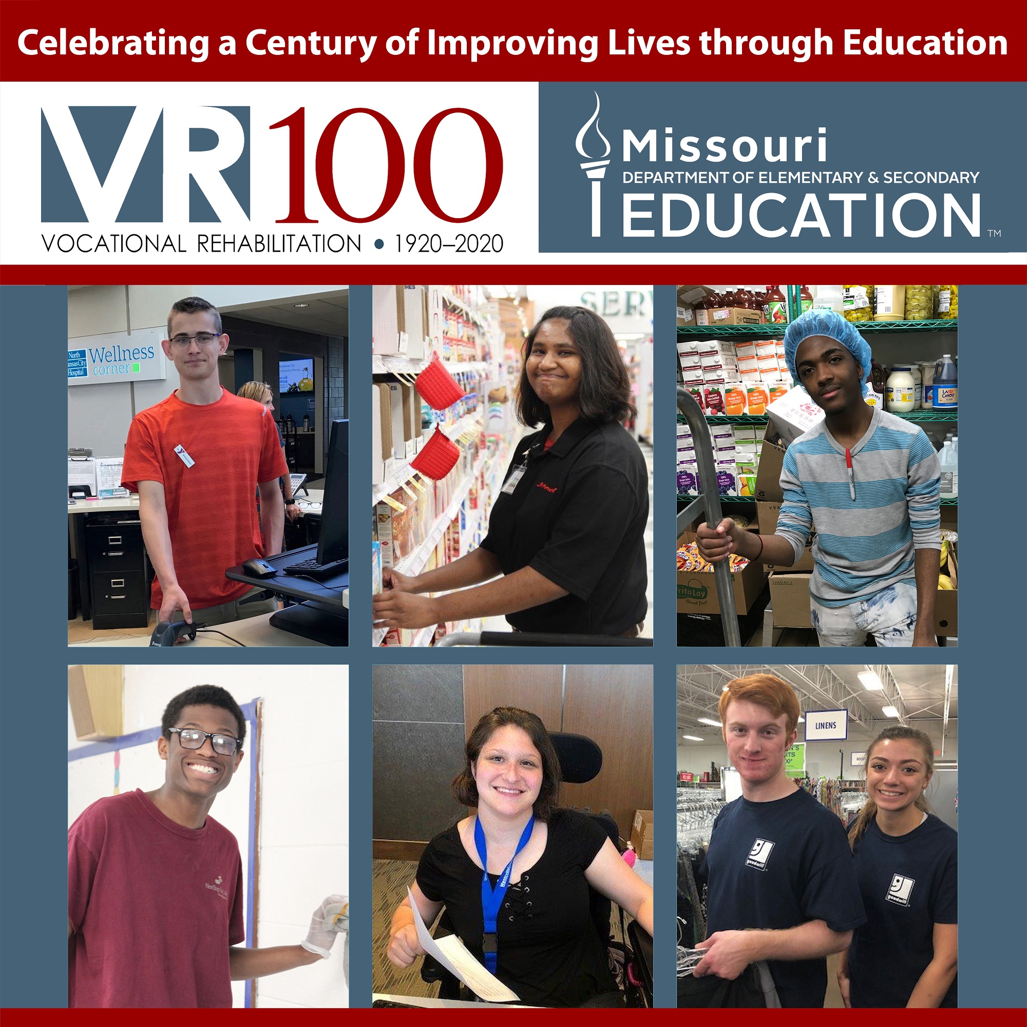 Missouri DESE on X: DESE's Vocational Rehabilitation office provides  assistance for individuals who have a disability that keeps them from  finding, keeping or advancing in a job. Help us celebrate 100 years