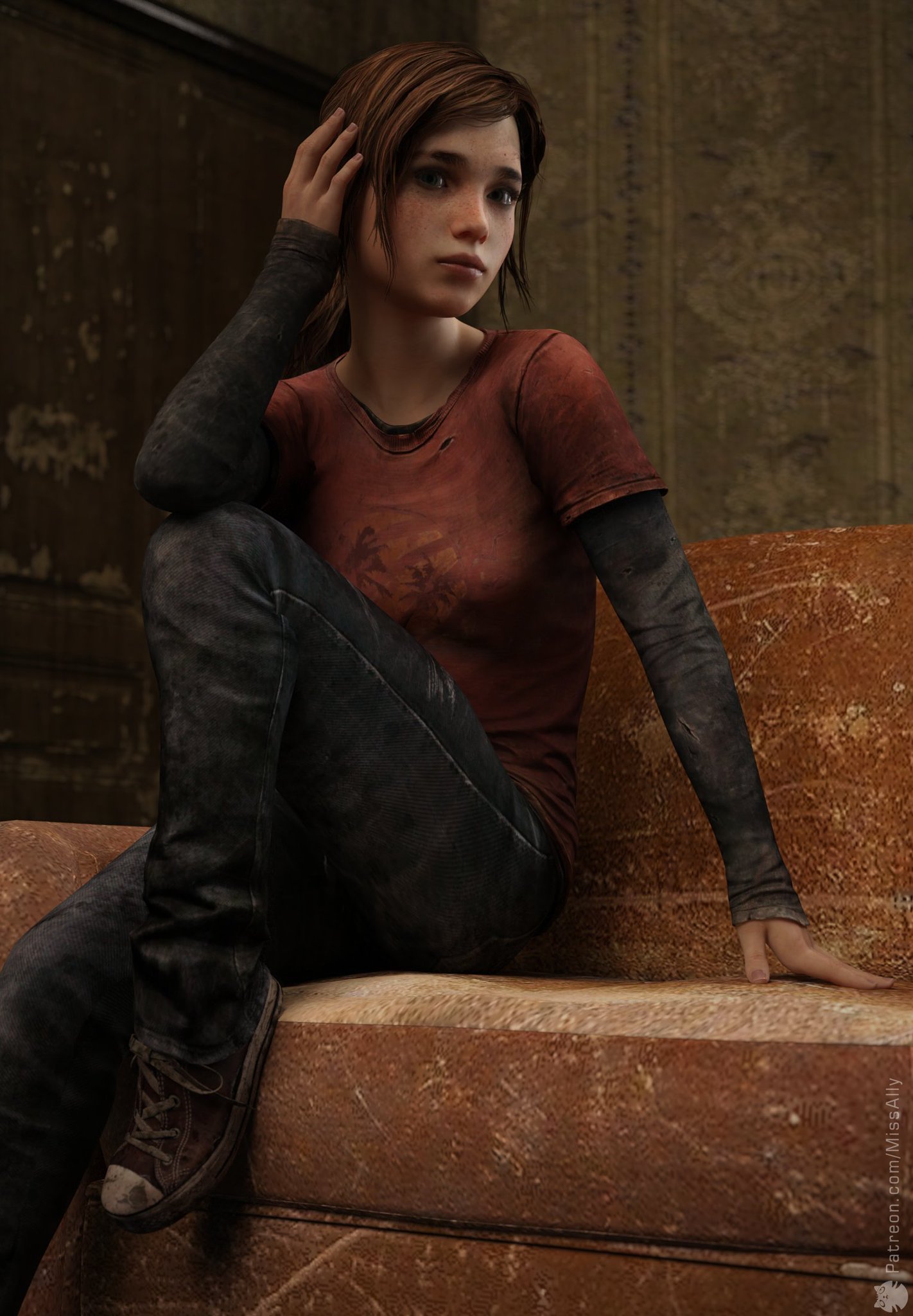 “Ellie 
#TheLastOfUs #The_Last_Of_Us #Ellie #Game #3D #3DArt #Art #...