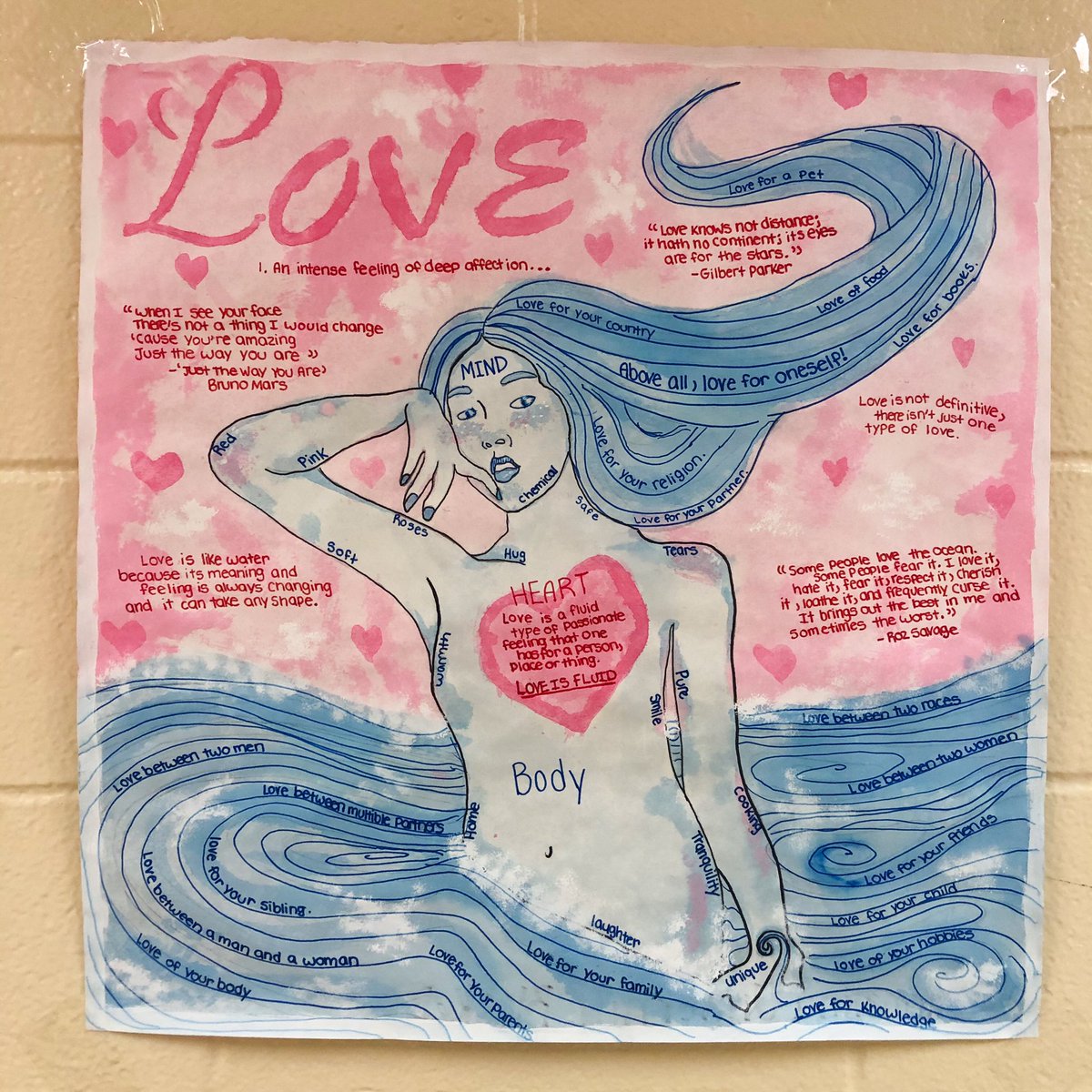 KBJefferies's tweet image. Seniors left their mark on our walls as they ended the semester with a final project defining abstract concepts in concrete ways. #ALPS #DefinitionProject @ALPS_Principal @MsKHarmon @cford