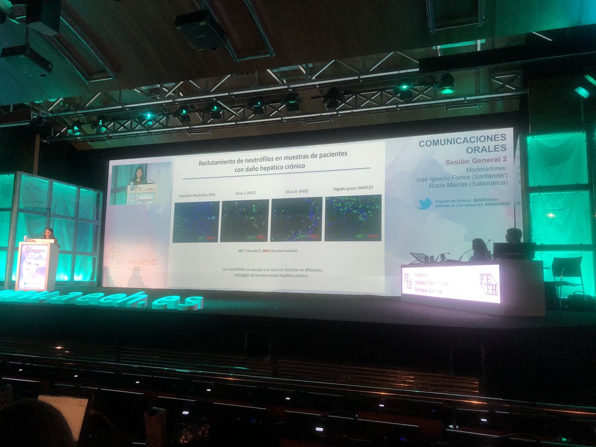 rubén francés (@get_ruben) on Twitter photo #AEEH2020 Fantástico trabajo de Pau Sancho y cols sobre infiltración neutrofílica en daño hepático crónico y reparación tisular. Amazing fluorescent pictures 😲
Gran presentación de Silvia Ariño. Enhorabuena !!
<a href="/idibaps/">IDIBAPS</a> @CIBERehd <a href="/AEEHLiver/">Asociación Española para el Estudio del Hígado</a> <a href="/GrupoJovenAEEH/">Grupo Joven AEEH</a> #AEEH2020 Fantástico trabajo de Pau Sancho y cols sobre infiltración neutrofílica en daño hepático crónico y reparación tisular. Amazing fluorescent pictures 😲
Gran presentación de Silvia Ariño. Enhorabuena !!
<a href="/idibaps/">IDIBAPS</a> @CIBERehd <a href="/AEEHLiver/">Asociación Española para el Estudio del Hígado</a> <a href="/GrupoJovenAEEH/">Grupo Joven AEEH</a>