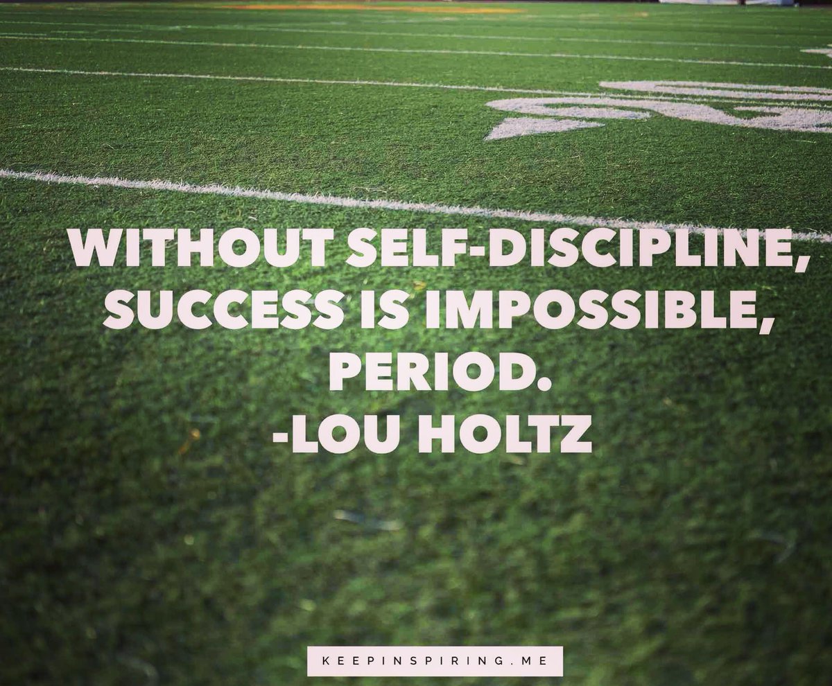 SMHSFBBooster's tweet photo. Self discipline, do you have it? #selfdiscipline #success #strivetobebetter #codeblue #matadorpride https://t.co/mM5zH4TAIT