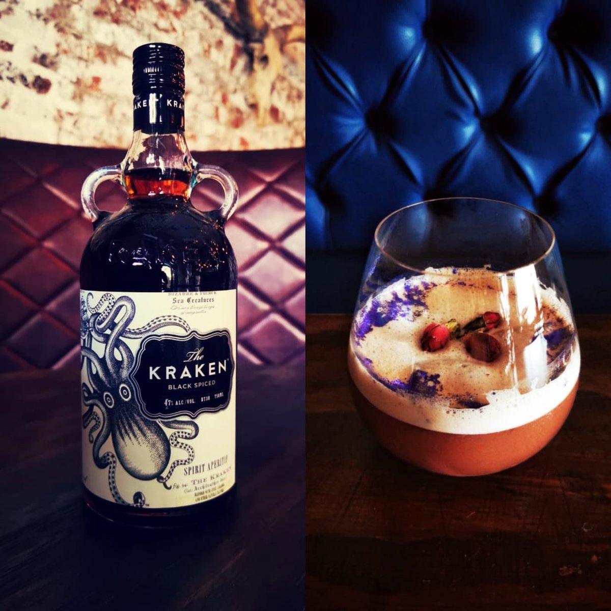 Cheers to #ValentinesDay (or not) with our cocktail special! Lonely Hearts Clover Club - Kraken Rum with Chambord, dry Vermouth, lemon, berry compote, egg white and bubbles. Get one for R100 or 2 for R150.