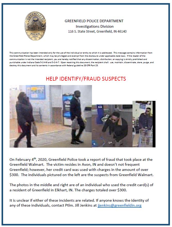 GreenfieldIN_PD's tweet image. #seesomethingsaysomething #helpidentify