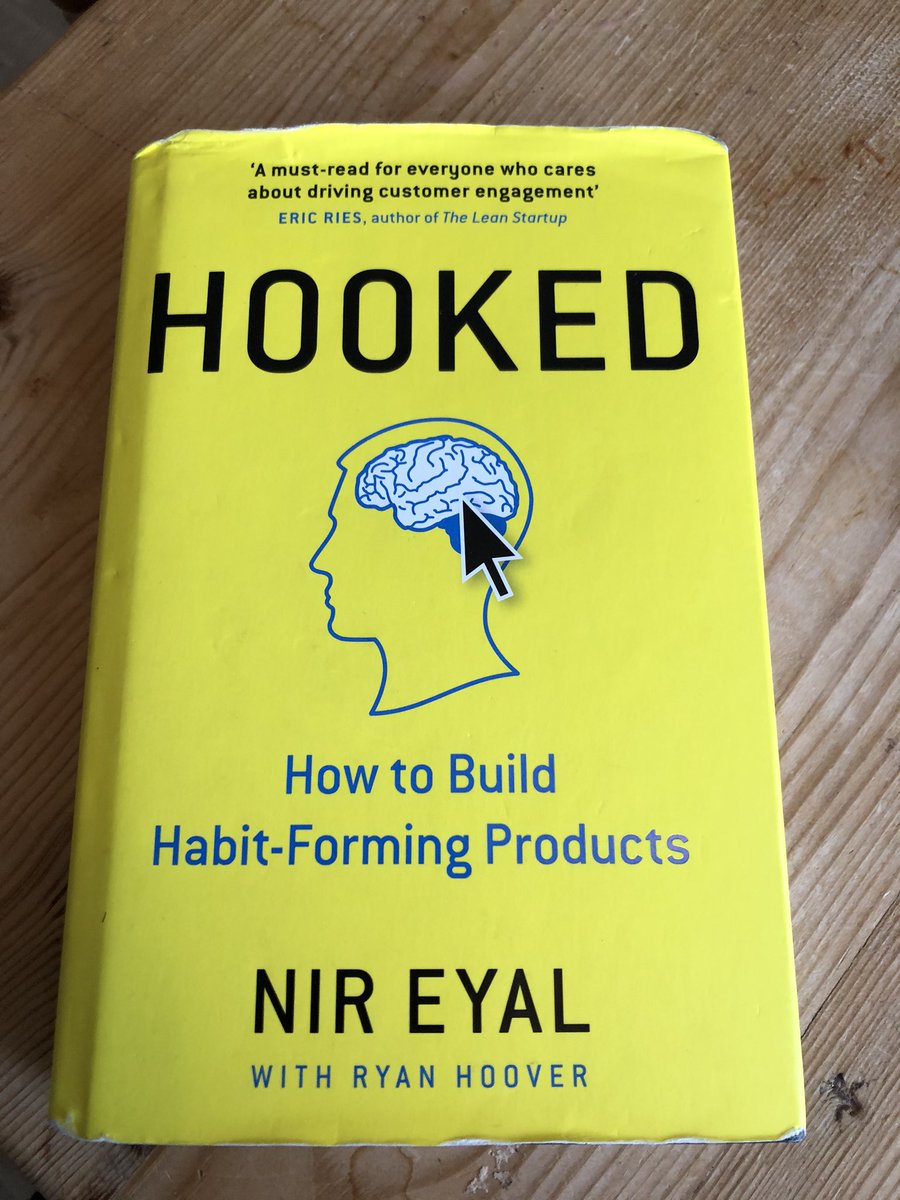 ProductRob's tweet image. Looking for your next product reading fix?

Just finished reading “Hooked: How to build habit-forming products” by Nir Eyal !

Recommend for anyone involved in the user journey, discovery or design stages of product.

#productmanagement #learning #userexperience #designthinking