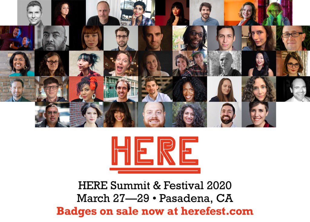 NoProscenium's tweet image. Time is running out to purchase your badges for HERE Summit &amp;amp; Festival — the workshop &amp;amp; festival preference survey comes out next week! And we’ve got some exclusive ticket sales windows just for HERE badge holders. Don’t miss out! 

bitly.com/here2020reg
