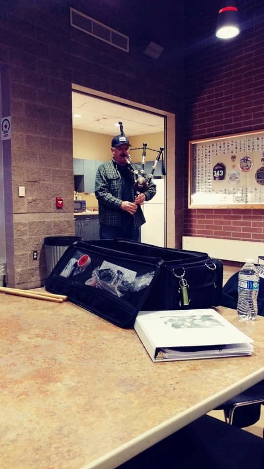 ScffPipes's tweet image. Congratulations to joe for passing his audition to become our newest kilted member! Joe is retired from Hawaii County fire and started learning only 10 months ago! Good job joe!