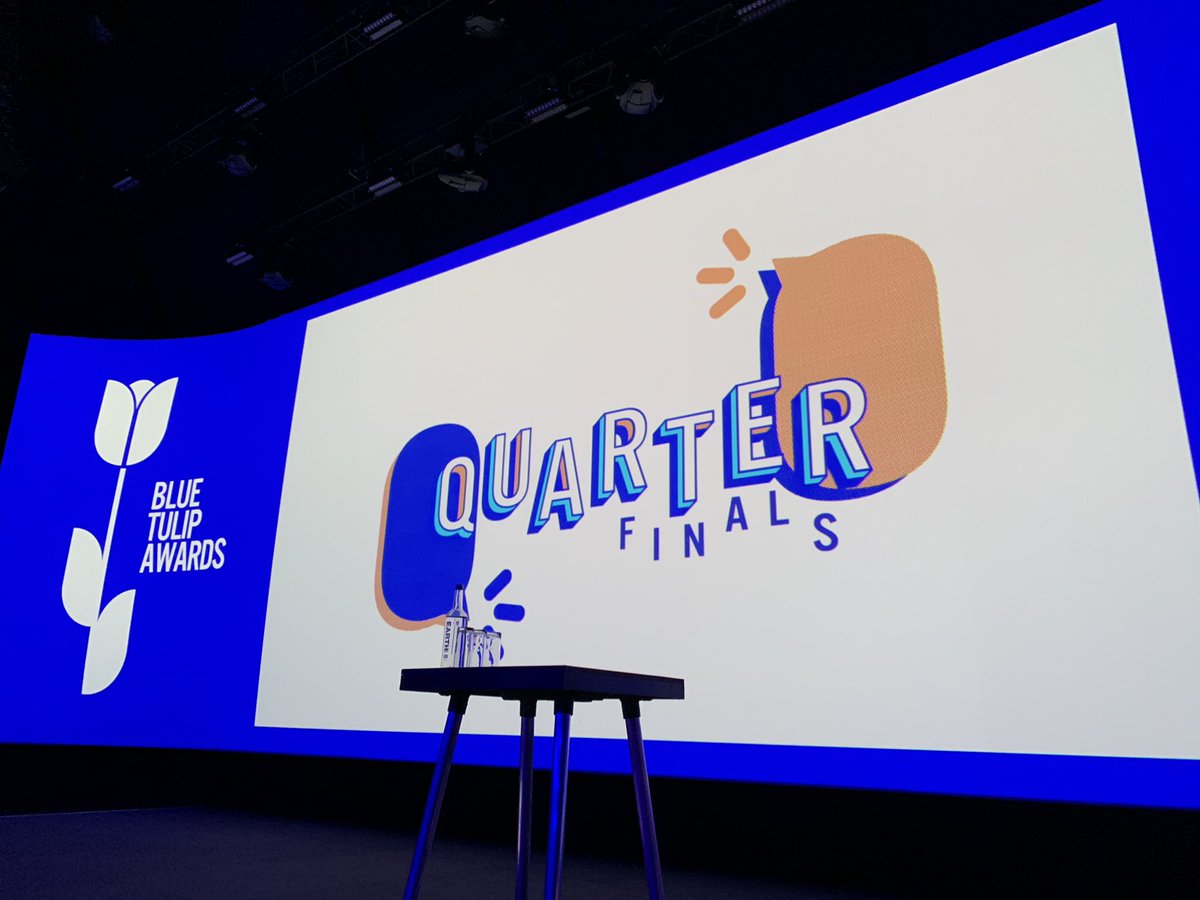 <a href="/RoadEO_io/">RoadEO</a> at the Quarter Finals of the <a href="/bluetulipawards/">Blue Tulip Awards</a>! Big ideas, big stage👏🎙 <a href="/Accenture/">Accenture</a> <a href="/AccentureTech/">William Duvall</a> #predictivemaintenance #roads #ArtificialIntelligence