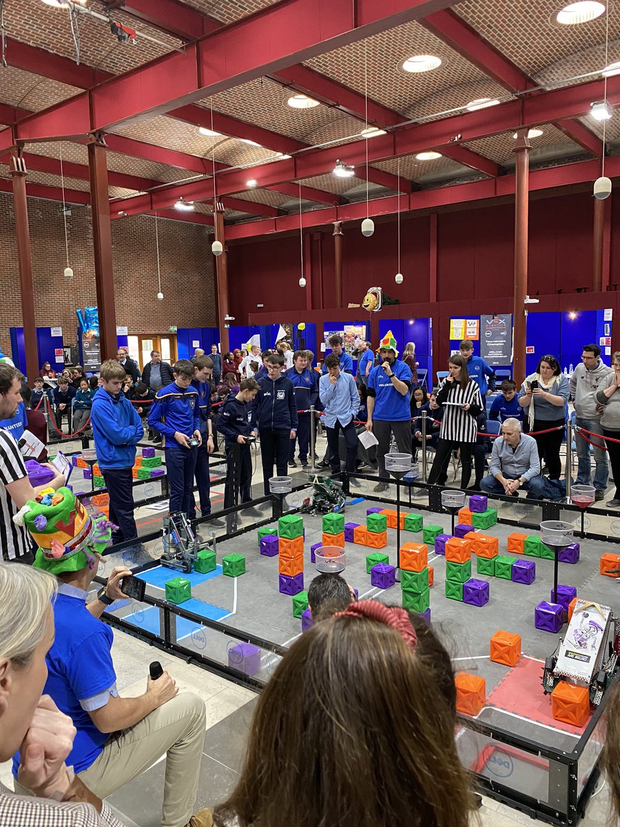 VEXRoboticsIE's tweet photo. Congratulations to all who participated today! The atmosphere was electric #Dellcitvex #BelieveinScience #DellTechCork https://t.co/OL1V1NQaYv