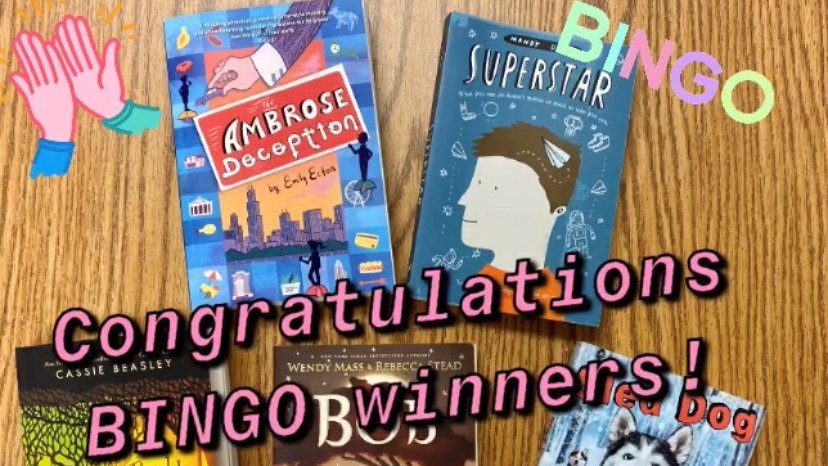 VCSElemELA_SS's tweet photo. 🙌Congratulations to our BINGO winners tagged below! Thank you to all @volusiaschools T's who participated in our #FLCelebratesLiteracy week challenge! We ♥️'d seeing all of the great literacy activities going on in your classrooms! Winners will receive their prize soon! 😎📚 https://t.co/TJg183usDx