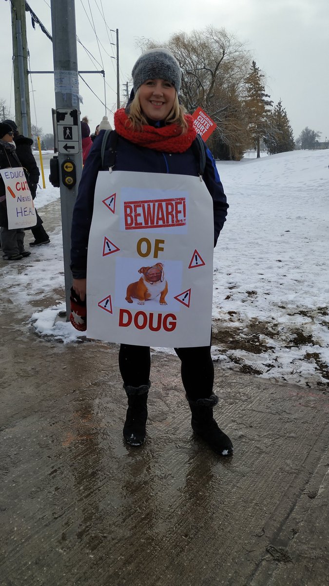 Another day of standing up to <a href="/fordnation/">Doug Ford</a> and <a href="/Sflecce/">Stephen Lecce</a>. #cutshurtkids #etfo #onted #onpoli
