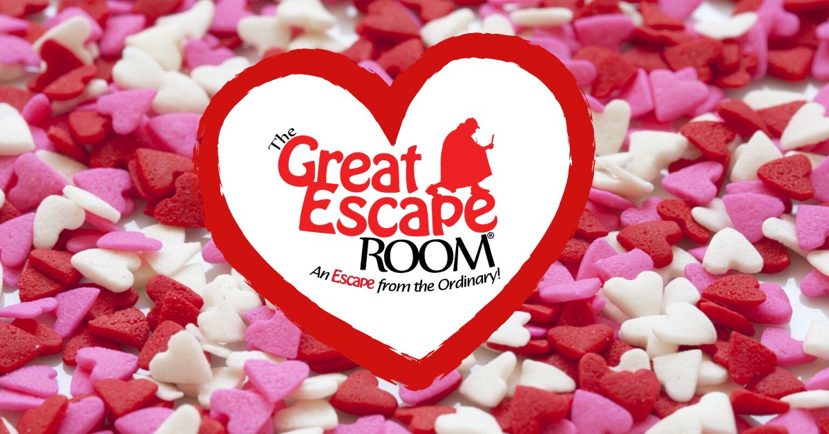 TGERDC's tweet photo. Still looking for the perfect Valentine's Day gift? 😍 Here's a hint: our escape rooms are way more fun than flowers...

Surprise your Valentine with a gift certificate to The Great Escape Room!

Visit our website to get yours today: https://t.co/bI1hQnqn40 https://t.co/03dX0QxwnO
