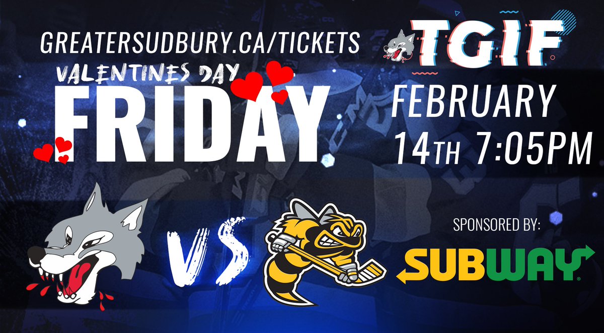SudburyTourism's tweet photo. #Events #ThisWeekend in @GreaterSudbury > https://t.co/JUJozaCuUZ♥️💝 Plenty of #ValentinesDay events for the perfect #DateNight! 🏒@Sudbury_Wolves game and lots of #FamilyDay activities for the #LongWeekend! ❄️🐎🖌️ https://t.co/1UeBlU95Qk