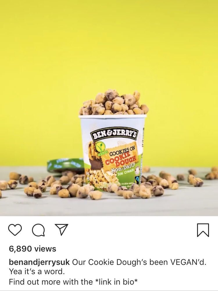 laylaley's tweet photo. @benandjerrysUK so I tweeted two years ago asking you to make vegan cookie dough. Now I see you’ve made it!!!! I cant find it anywhere in stores, Mind sending a tub my way 👀 https://t.co/BCaFCqkXVg