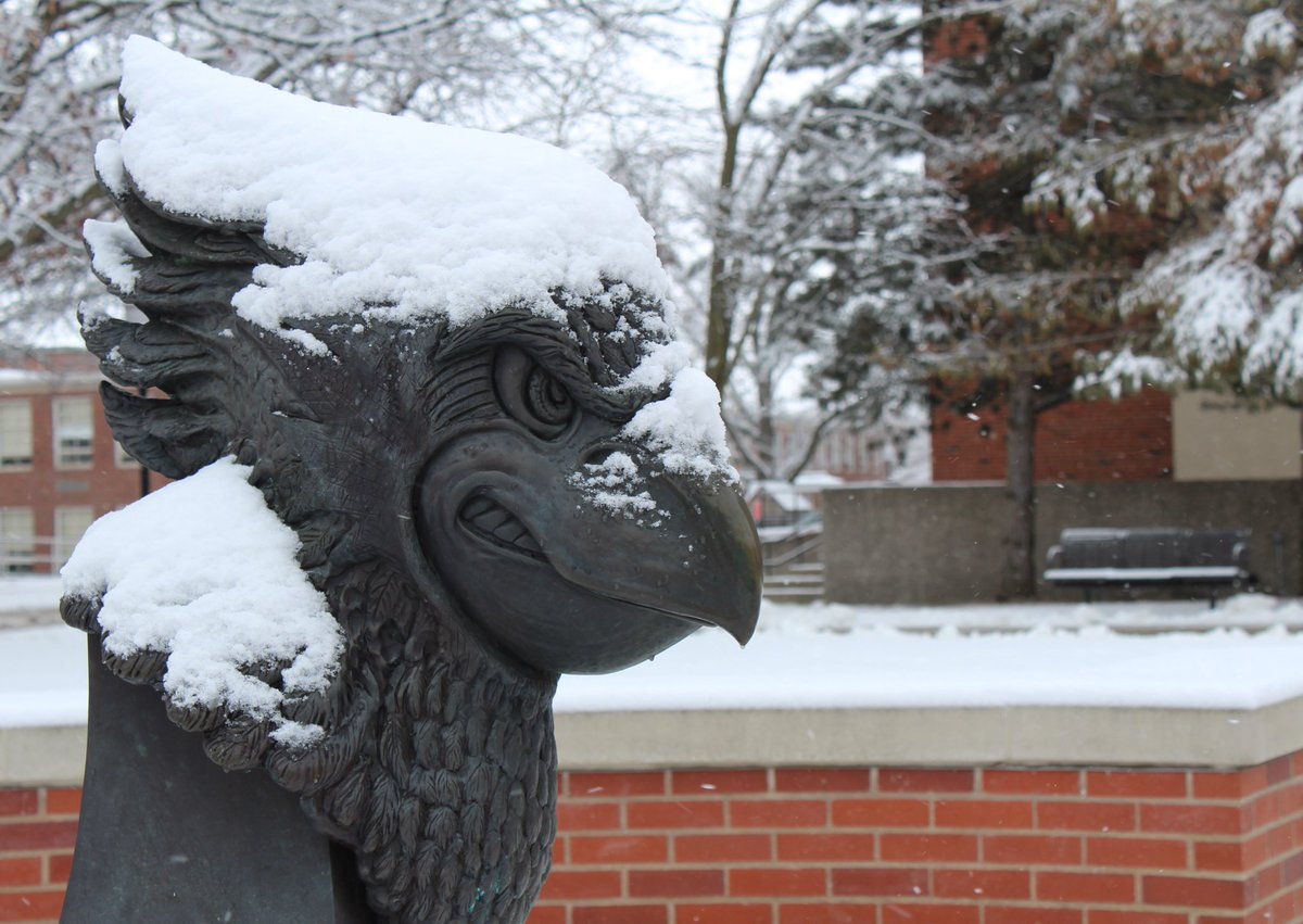 RedbirdVB's tweet photo. Campus is 𝒔𝒏𝒐𝒘 pretty this time of year❄️@IllinoisStateU https://t.co/6kp4g6rAQ5