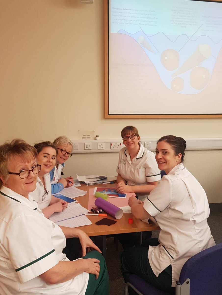 WAHT_OT's tweet photo. Thank you very much to @CovUniOT for providing update training to the OT's on OT models yesterday. We especially enjoyed the creative activity applying the Kawa model! A helpful update refreshing our OT theory knowledge
#ValueofOT #OTModels #TheoryintoPractice https://t.co/fpVj6Ps5Be