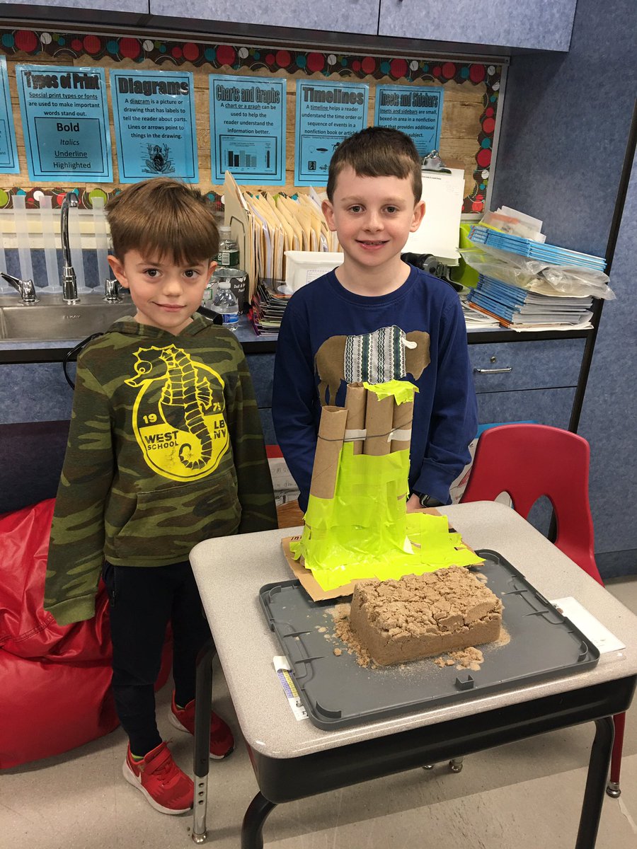 Can we build structures in second grade to prevent wind erosion?  STEM TIME! <a href="/WestSchoolLBNY/">West School</a> #proudtobeLB <a href="/RomanelliPaul/">Paul Romanelli, Ed.D.</a>