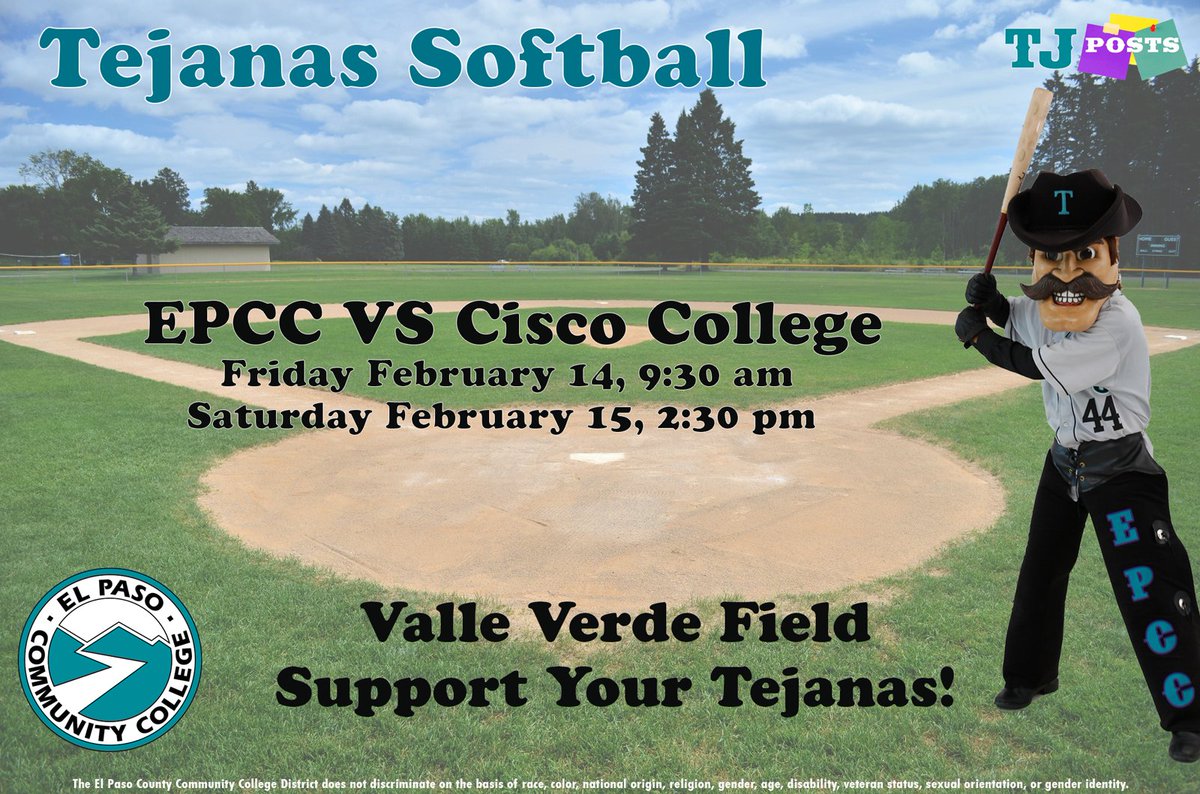 EPCCNews's tweet photo. #TJposts #EPCCpride #TejanasSoftball https://t.co/B8DkHJsF53