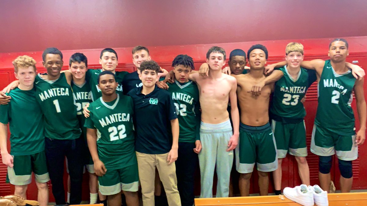 Manteca JV boys played big &amp; beat a very talented Weston Ranch team for the 2nd time this season 76-67.  This group has worked hard, grown mentally, &amp; pushed themselves to improve everyday. I’m excited to see what the future holds for these young Buffs! Keep repping fellas! 🔥🙌🏼