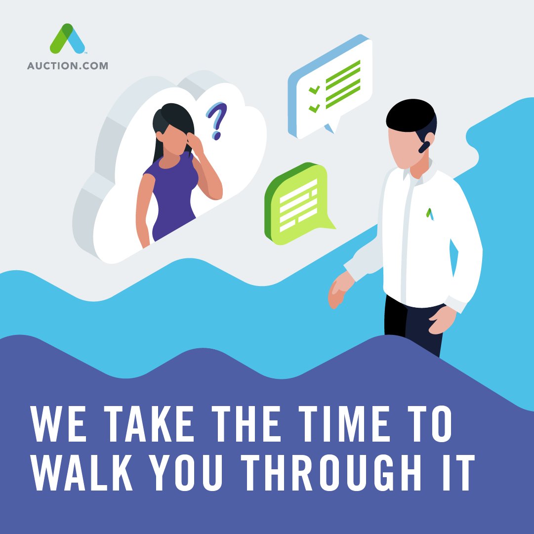 Invest in foreclosure and bank-owned real estate with confidence: our support staff is here to help answer your questions.