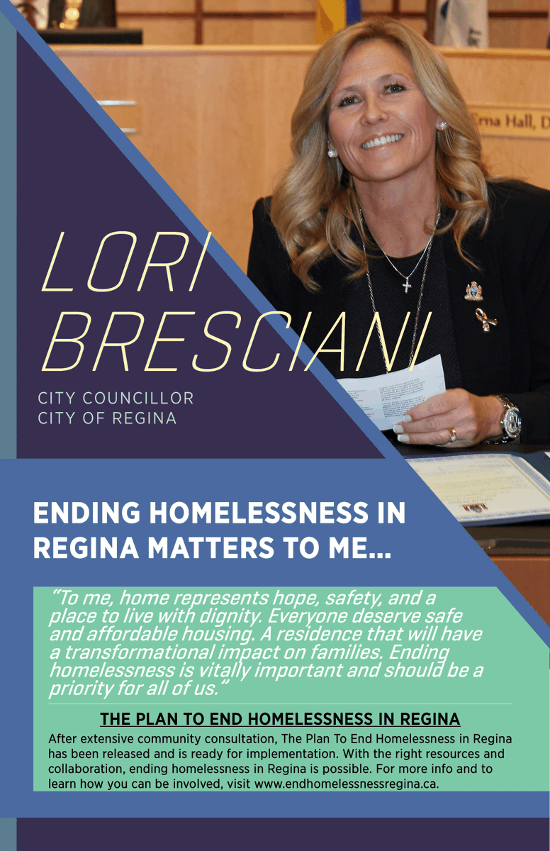 Regina Homelessness (@yqrhomelessness) on Twitter photo "Ending homelessness is vitally important and should be a priority for all of us."
<a href="/loribresciani/">Lori Bresciani</a>
City Councillor, City of Regina
#endhomelessnessyqr #everyoneishome
Read the Plan and find out how you can be involved!
endhomelessnessregina.ca/the-plan/every… "Ending homelessness is vitally important and should be a priority for all of us."
<a href="/loribresciani/">Lori Bresciani</a>
City Councillor, City of Regina
#endhomelessnessyqr #everyoneishome
Read the Plan and find out how you can be involved!
endhomelessnessregina.ca/the-plan/every…
