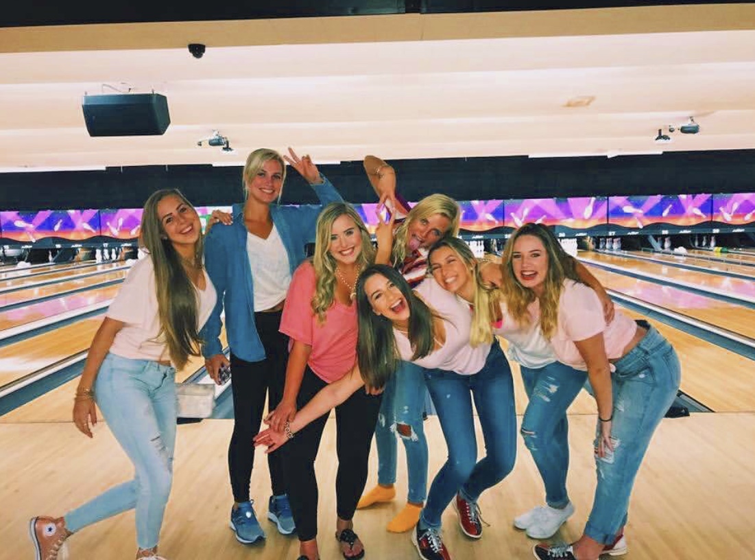 BowlAMF's tweet image. It’s true, girls just want to have fun! There’s no better way to celebrate #GalentinesDay than on the lanes with your crew!💕 

📷: @ADPiFSC via IG