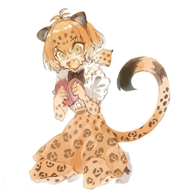 ジャガー(けものフレンズ) 「絵チャの産物、
けものフレンズのジャガー。
ジャガーちゃん、
手に持ってるのなー」|konabetateのイラスト