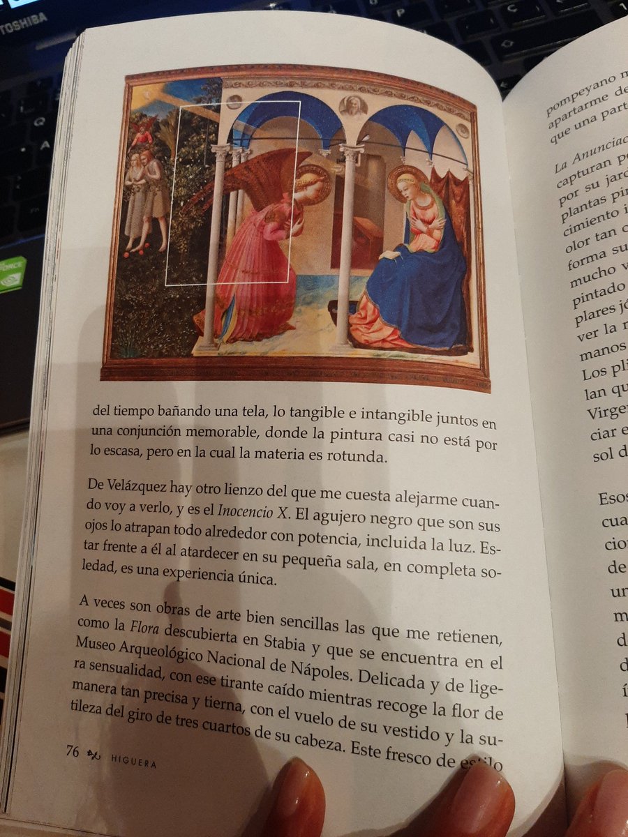 ByFSantana's tweet photo. Momentos de #felicidad por aprender más cosas de uno de mis cuadros favoritos en el @museodelprado
➡️ "La Anunciación" de Fran Angelico. 

Enhorabuena @eduardobarba_ por este libro de puro #arte 👏🏽👏🏽

#jardines #botanica  #madrid #pintura #libros https://t.co/TcBXFca8wg