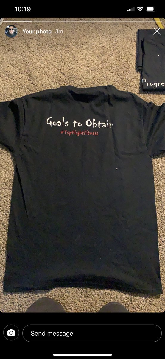 douglas_adam's tweet photo. The shirts baby!!! Beyond stoked and excited for this. Support the movement and cop a shirt!!! Only got L and Xl left!! #BeTheDifference #TopFlightFitness https://t.co/buOMqwHx39