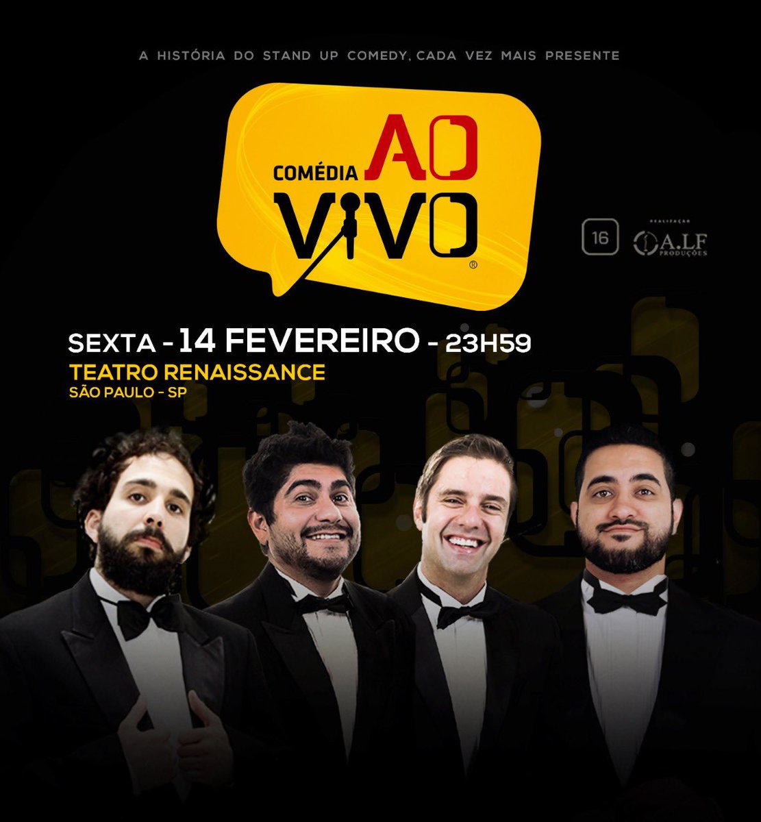 SP, É AMANHÃ !!
Esperamos vocês com este super elenco as 23h59 no <a href="/RenaissanceSP/">Renaissance Streaming Party</a>. Compre pelo <a href="/ingressorapido/">Ingresso Rápido</a> ou no local. Info 3069-2286