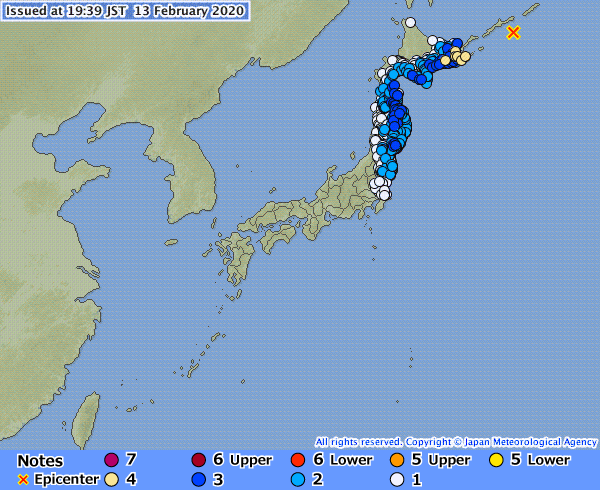 SuNoticiero's tweet photo. Japón registró fuerte terremoto de 7,0 este jueves https://t.co/zHtLttgXUx https://t.co/QI5D4Kt8Am