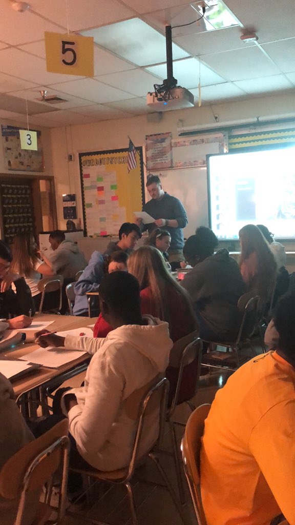 Mandy_L_Roberts's tweet photo. Today I had to step into the hallway for several minutes. I returned to find a student teaching the class. We have such wonderful students at #hths @collins6HCPS https://t.co/p2q0vwchqb