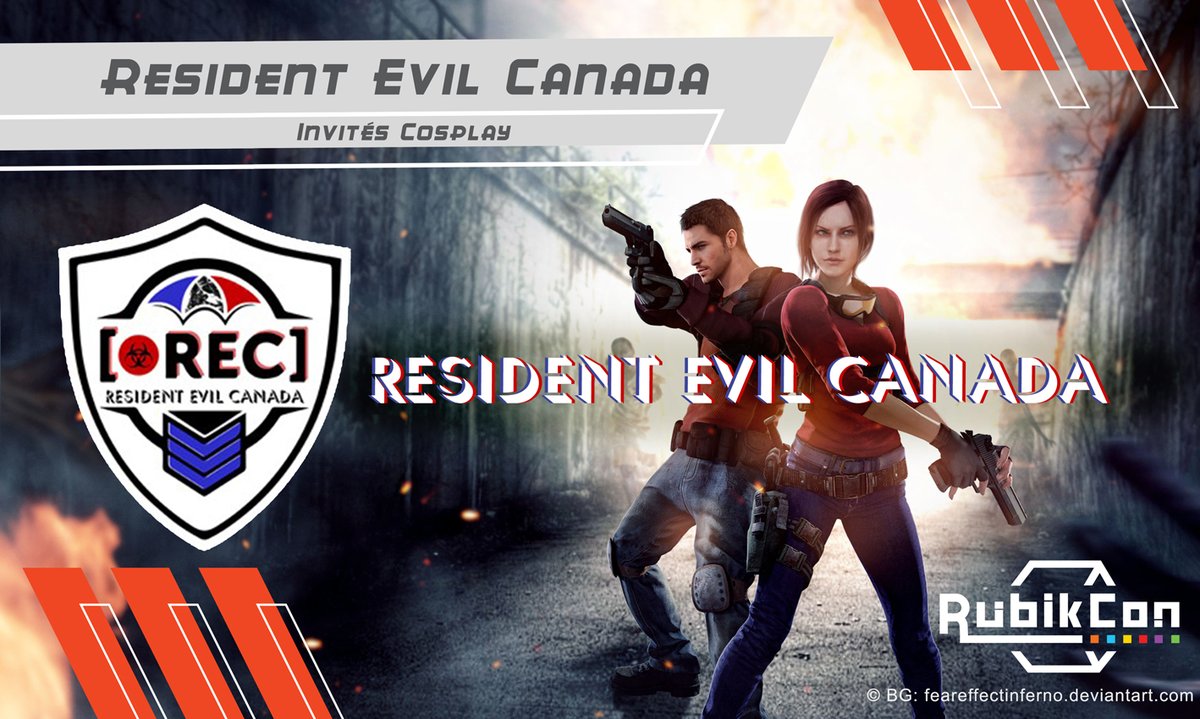 Rubik_Con's tweet photo. ⭐️ Lors du weekend, venez rencontrer et prendre des photos avec ce groupe de cosplayers canadiens du populaire jeu Resident Evil !⭐️

Image d’arrière plan de: facebook/@litoperezito –  https://t.co/KiwgNW7G3K https://t.co/fDoM0sPqoQ