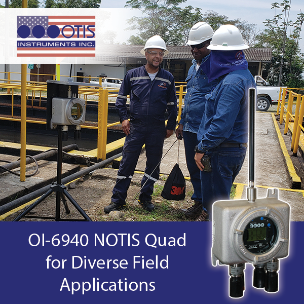 otisinstruments's tweet photo. The OI-6940 NOTIS Quad uses up to four sensors to detect toxic gases within diverse applications. Read how this device has impacted one of our distributors: https://t.co/5gYyzFz09m

#OI6940 #ExplosionProof #ToxicGases #SensorAssembly #Safety #GasDetection #NOTIS #OtisInstruments https://t.co/XTIeZOQGW6