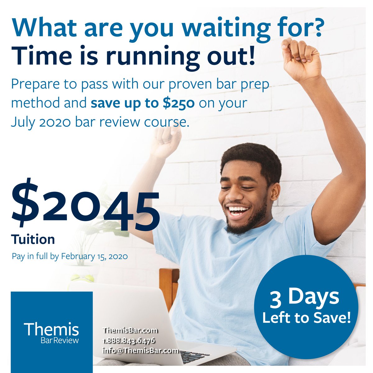 ThemisBar's tweet image. #2Ls: Time is running out to save big on your 2021 #BarExam course: ow.ly/vNil50yliz9?