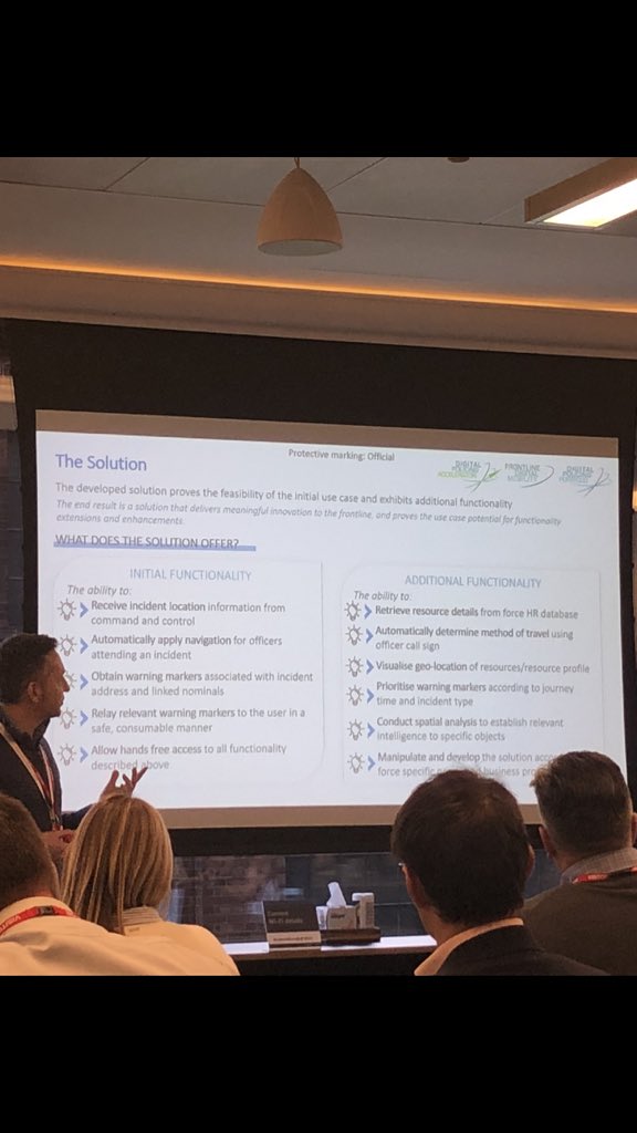 Great to host <a href="/UKDigitalPol/">Digital Public Contact</a> today in the AWS Shoreditch offices. A brilliant demonstration of capability using <a href="/MuleSoft/">MuleSoft</a> on <a href="/awscloud/">Amazon Web Services</a> to benefit front line policing. Thanks to @Police_ICT and <a href="/techUK/">techUK</a> for helping bring this together