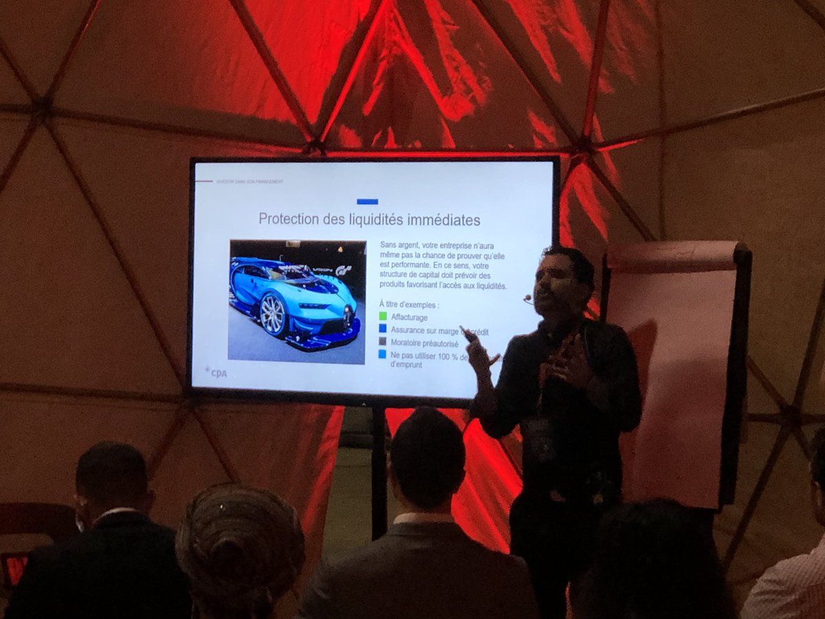 Une Ferrari pas d’essence va se faire dépasser par une Honda. La meilleure entreprise sans liquidités n’ira pas très bien.
Bonne conférence de Daniel Valois
<a href="/EntrepreneursQC/">Expo Entrepreneurs</a>
#ee20 #ÉEQ #CPA #finance