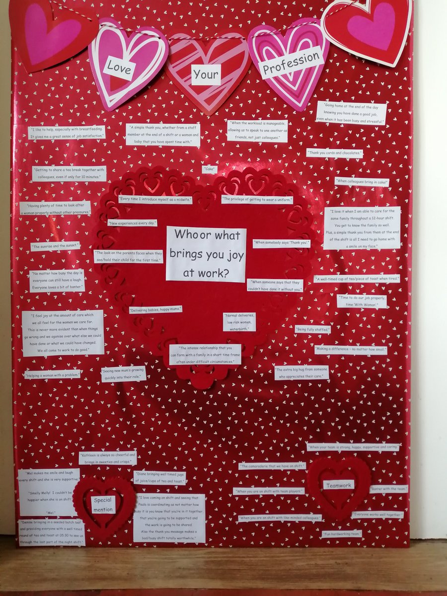 Fabulous February sees us share with DMH maternity colleagues what we love about our profession. @CDDFTNHS @ScanlonNoel @JoannneCrawford @Midwife_Claire #PerceptionsOfMidwifery #MidwiferyAmbassadors