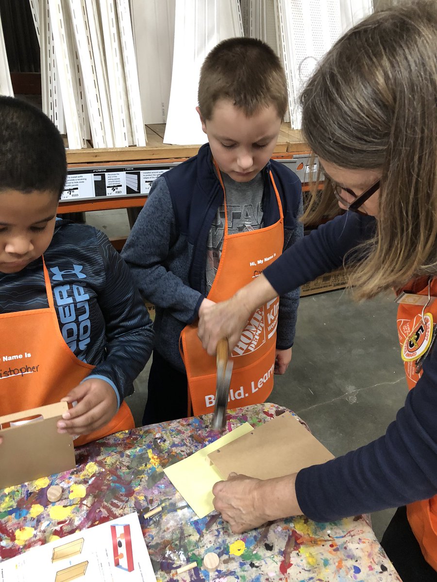We worked on our core values of #craftsmanship #execute #engagement today!   Big thanks to <a href="/HomeDepot/">The Home Depot</a> and <a href="/MyCicis/">Cicis</a> for allowing our students to explore new opportunities!