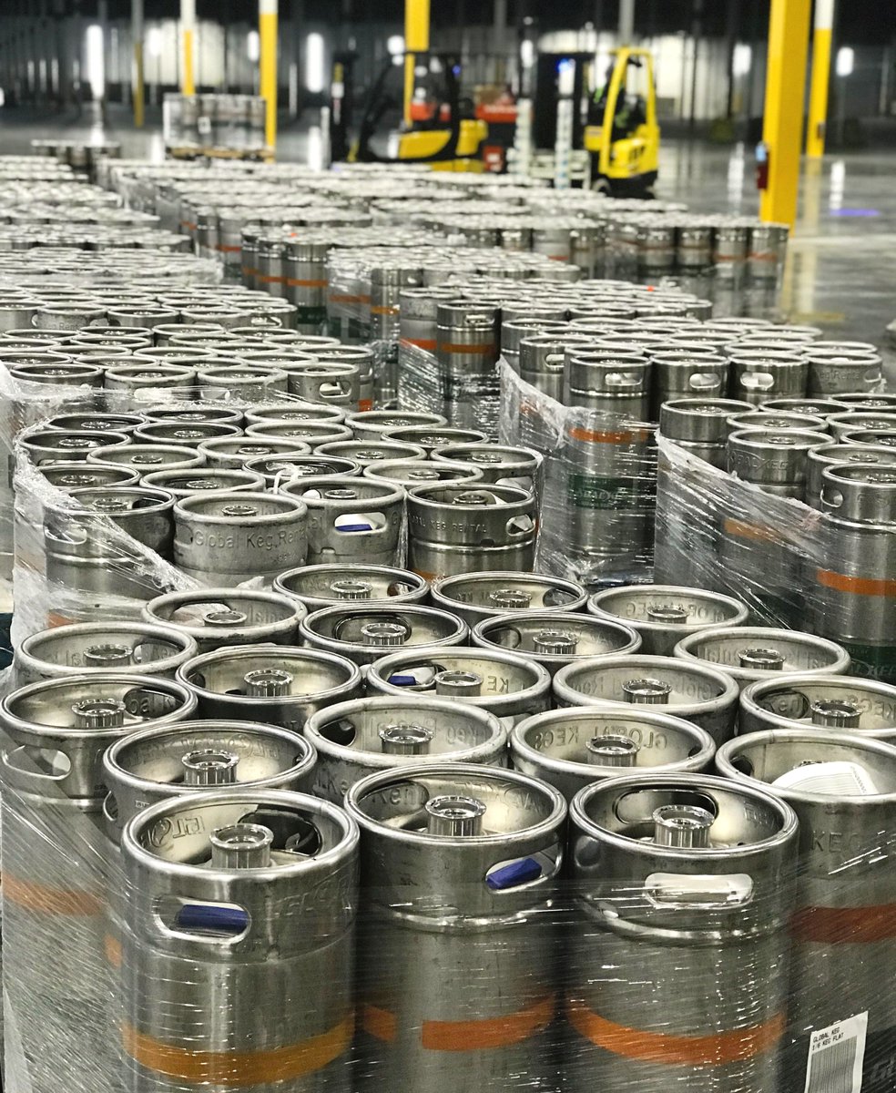 Our kegs have gone through their vigorous 1️⃣5️⃣-point inspection at our #Chicago reclamation center, ready and fit-for-use when they arrive at your #brewery when you need them! ✔️