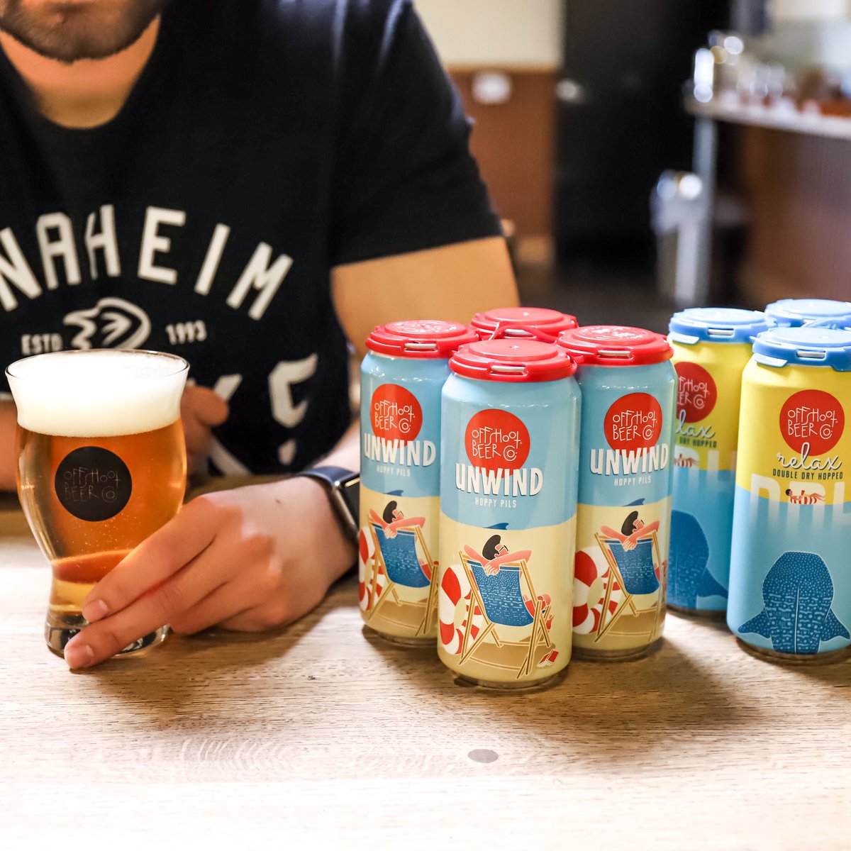 Offshoot Beer Co. (@offshootbeerco) on Twitter photo It's time to Relax and Unwind with these fresh hop-forward releases! Order now at OffshootBeer.com or swing by either of <a href="/thebruery/">The Bruery®</a> Tasting Rooms to try on draft or grab cans to go. Not in SoCal? Enjoy included shipping with any order of four 4-packs within CA and NV. It's time to Relax and Unwind with these fresh hop-forward releases! Order now at OffshootBeer.com or swing by either of <a href="/thebruery/">The Bruery®</a> Tasting Rooms to try on draft or grab cans to go. Not in SoCal? Enjoy included shipping with any order of four 4-packs within CA and NV.